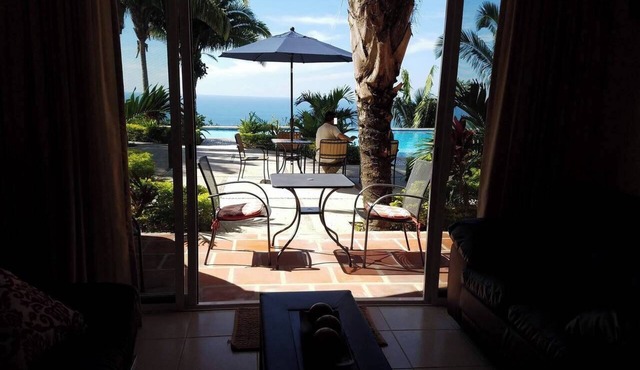 Poolside Ocean View 1-Bedroom Condo #103