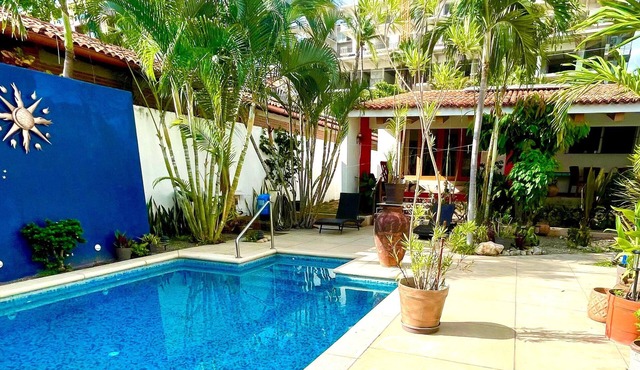 Private home one block to the beach! 2 bedrooms. Premier Zona Dorado location!