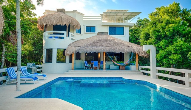 Private Villa w/Pool Heat option Near Akumal/Tulum