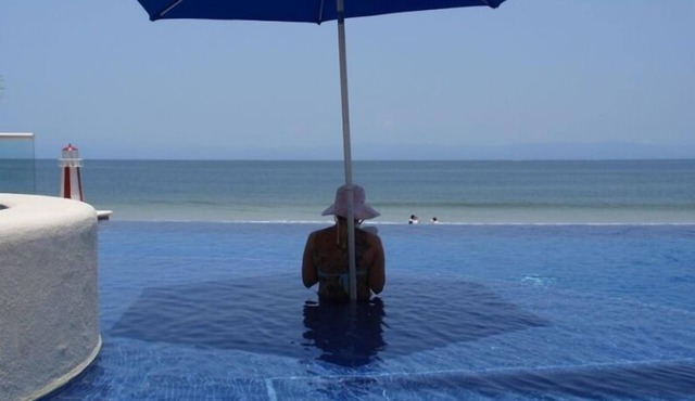 Right on the beach in Punta De Mita