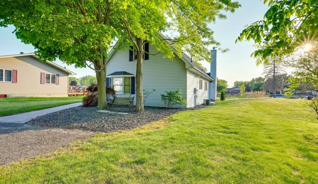 Riverfront Au Gres Cottage w/Fire Pit & Grill! in Au Gres