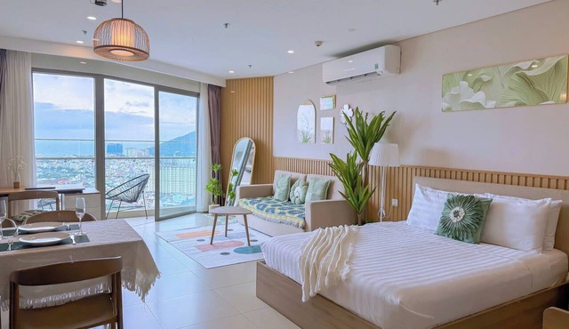 Studio Apartment with Pool Sea view Balcony