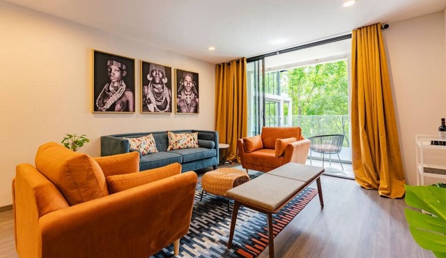Stylish Parque España,Condesa 2BR w/Rooftop & Gym