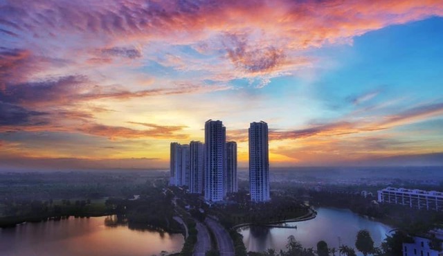 THOC ECOPARK Blue home-1220 with Golf course view