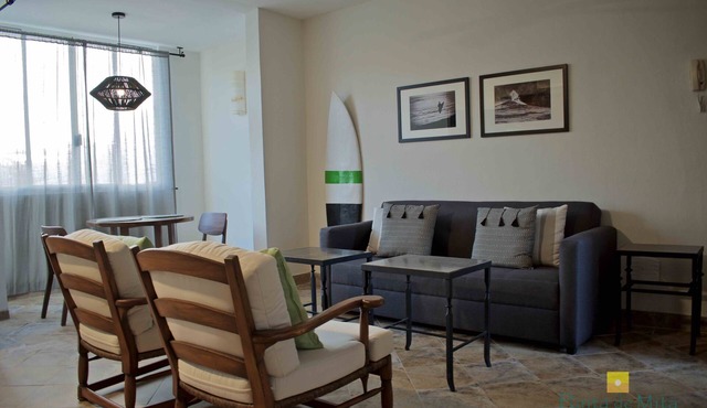 "Tortuga", one bedroom apartment. You can walk to Beach and Restaurants