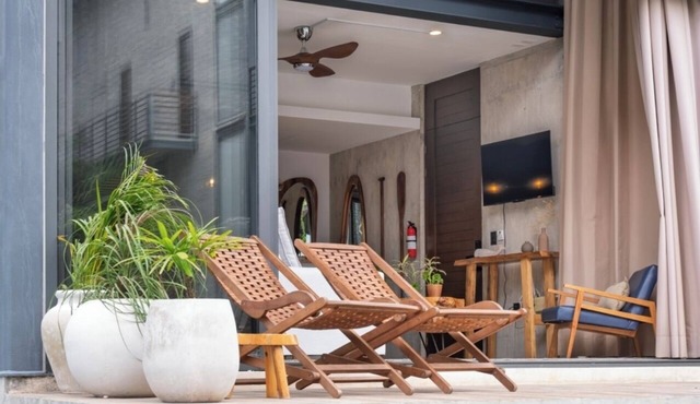 Tulum Incredible Loft 1 Bed Double Height Swim Up + Scooter + ATV + Bicycles
