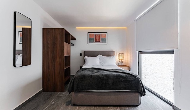 VH | Cálido depa Sta Ma la Ribera 1 BR + gym | 132