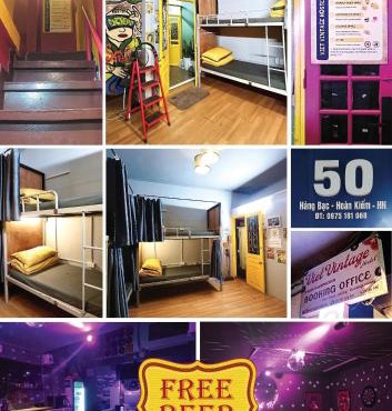 Viet Vintage Hostel n Pub - Soft mattress - Free beer on Wed,Thu,Fri,Sat