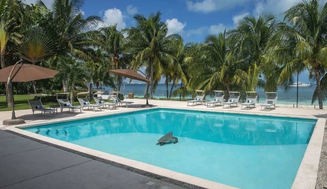 Villa Balam Nah | 6BR | Beachfront Family Oasis