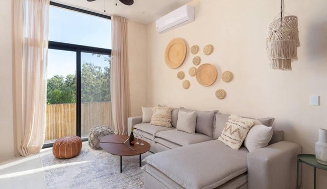 Villa Bambú - Beautiful and Modern 2 BR Apartment at Aldea Zama, Tulum