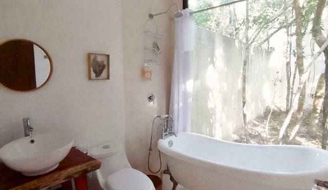 Villa immersed in the jungle of Tulum in the town of Chemuyil