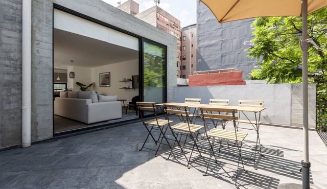 w* | Inspiring 3BR Duplex with Terrace in Polanco