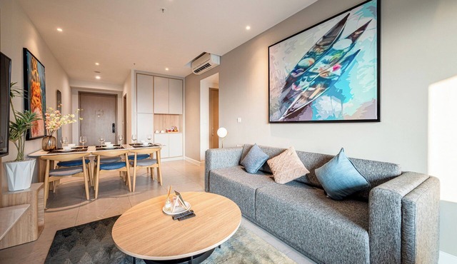 Zenity D1 3 bedrooms Apt Prime Location- Perfect for Family Gym, Pool
