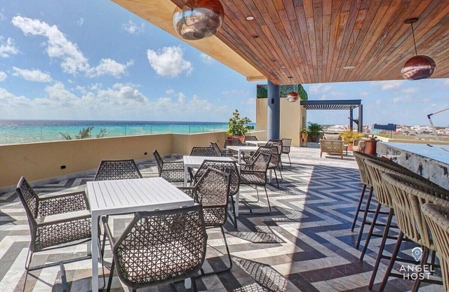 Rooftop Paradise with Pools Overlooking the Ocean
