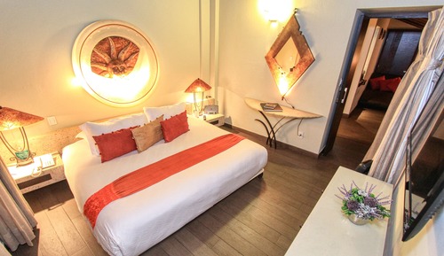 Family Room, 1 King Bed with Sofa bed, Terrace