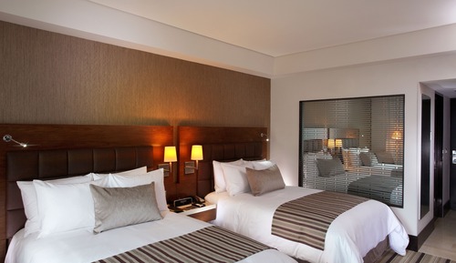 Deluxe Room, 2 Double Beds, City View