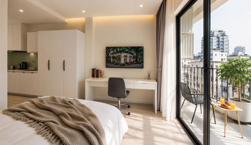 Luxury Studio, City View