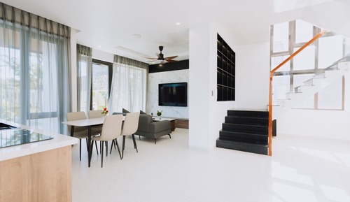 Family Villa, Balcony, Garden View