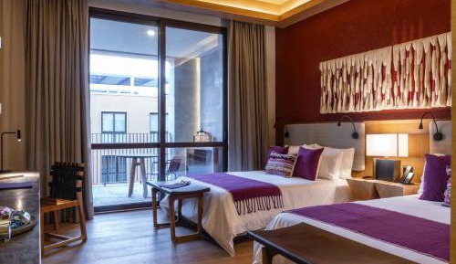 Deluxe Queen Room with Two Queen Beds - Pool View