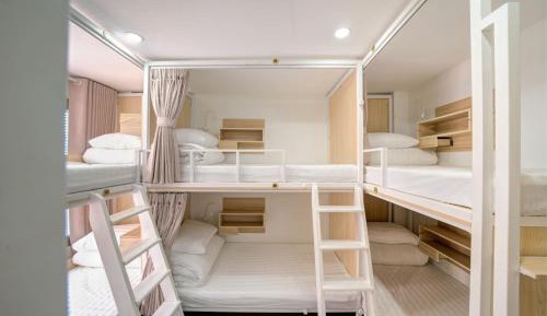 Bed in 8-Bed Mixed Dormitory Room