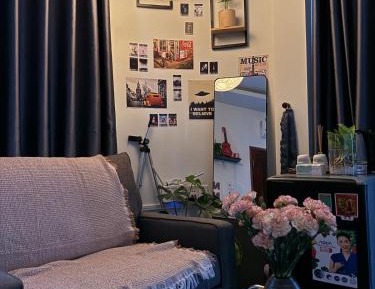 Studio with Balcony