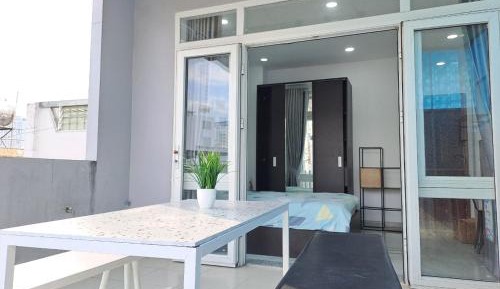 Studio with Balcony