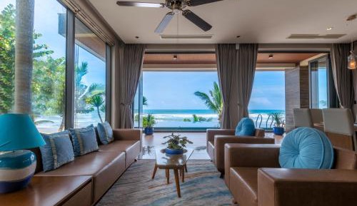 Beachfront Four-Bedroom Villa with Private Pool