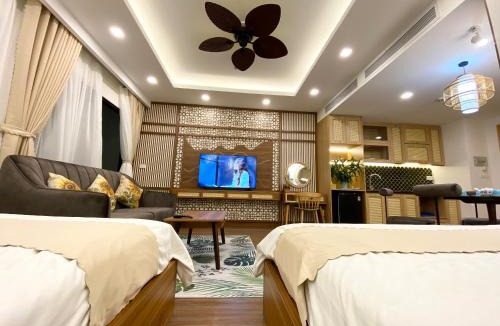 Quy Nhon Apartment | FLC sea Tower 2 giường đôi 49m2 , sạch sẽ gần biển.
